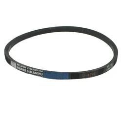 O-470E Black Mechanical Auxiliary Rubber Band Drive Vee Belt 51cm Outer Girth 47cm Inner Girth Machine Transmission Band