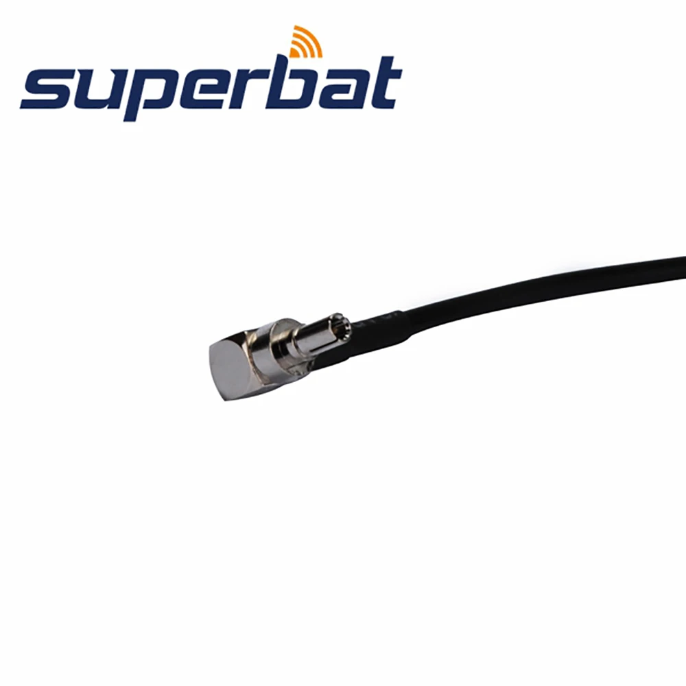 Superbat Huawei CRC9 to SMA Female Bulkhead Mobile Broadband Antenna RF Cable RG174 20cm