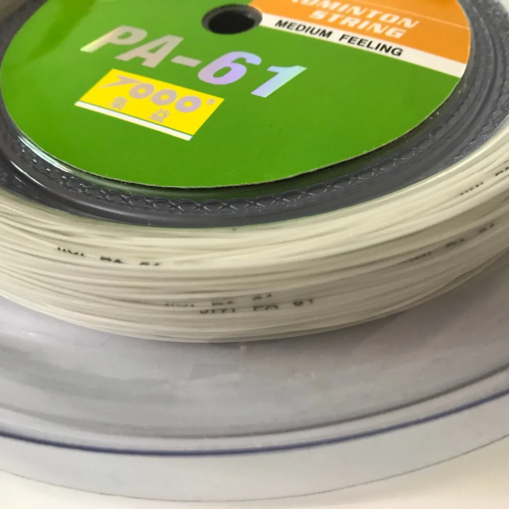 0.61mm super thin PA61 reel Badminton String 200m