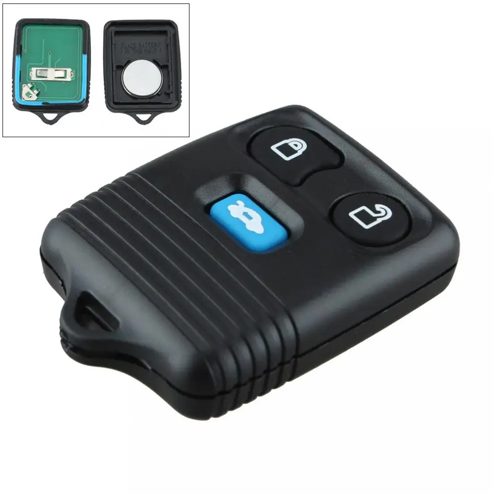 433Hz 3 Buttons Portable Keyless Entry Remote Control Car Key Fob Transmitter Clicker Alarm for Ford