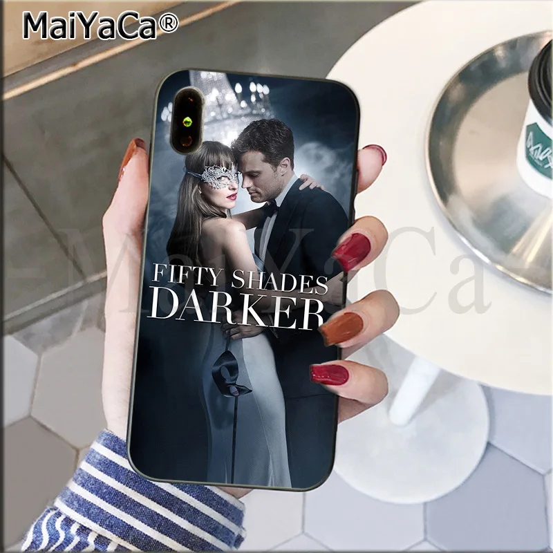 MaiYaCa Fifty Shades Darker of grey freed Luksusowy unikalny pokrowiec na telefon iPhone 8 7 6 6S Plus 5 5S SE XR X XS MAX Cover