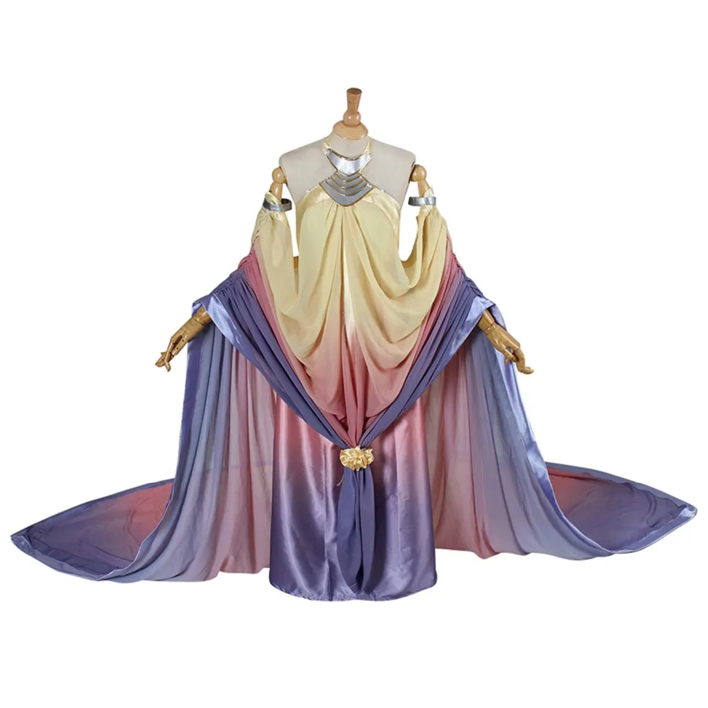 Star Wars Padme Amidala Cosplay Costume long party dresses Halloween Costume for women adult Padme Princess Dress image 3