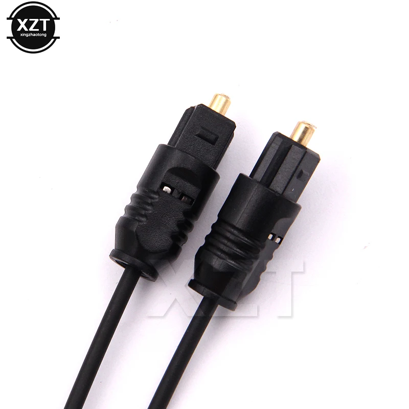 1pcs Gold Plated OD 2.2mm Digital Audio Optical Optic Fiber Cable Toslink SPDIF Cord PVC For DVD VCR CD Player HI-FI Speaker