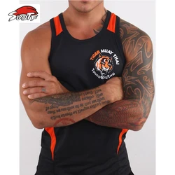 SUOTF-Maillot de boxe thaïlandaise, vêtement de combat, tiger muay-thaï, yokkao