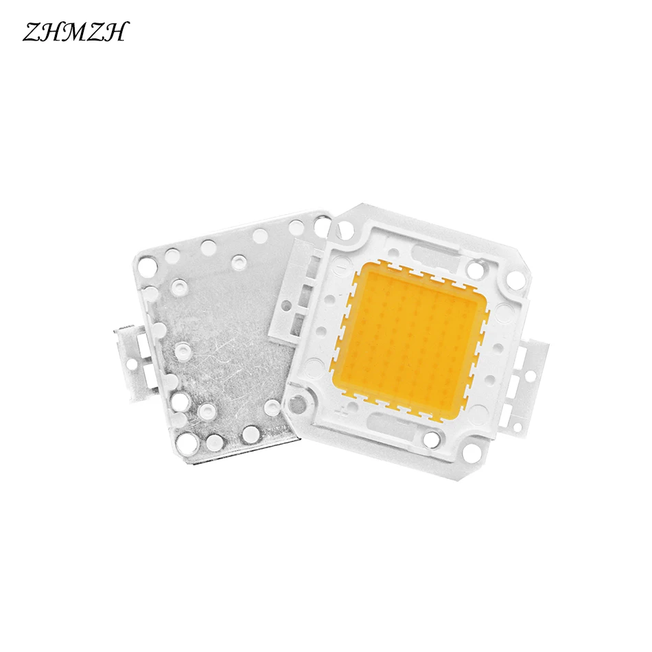 High Quality 30-36V Output High Power Integrated LED Chip 10W 20W 30W 50w 70W 100W SMD COB LED Bulb DIY For Floodlight Spotlight