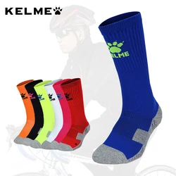 KELME Sports Socks Men Soccer Socks Cycling Running Outdoor Sports Anti Slip High Quality Breathable Male K15Z934