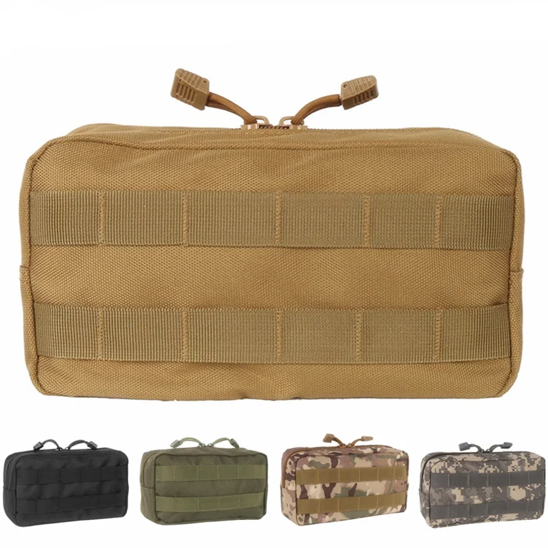 

Tactical Molle Medical Belt Pouch EDC Sundries Hunting First Aid Bag Magazine Drop Waist Pack Outdoor Storage Bags