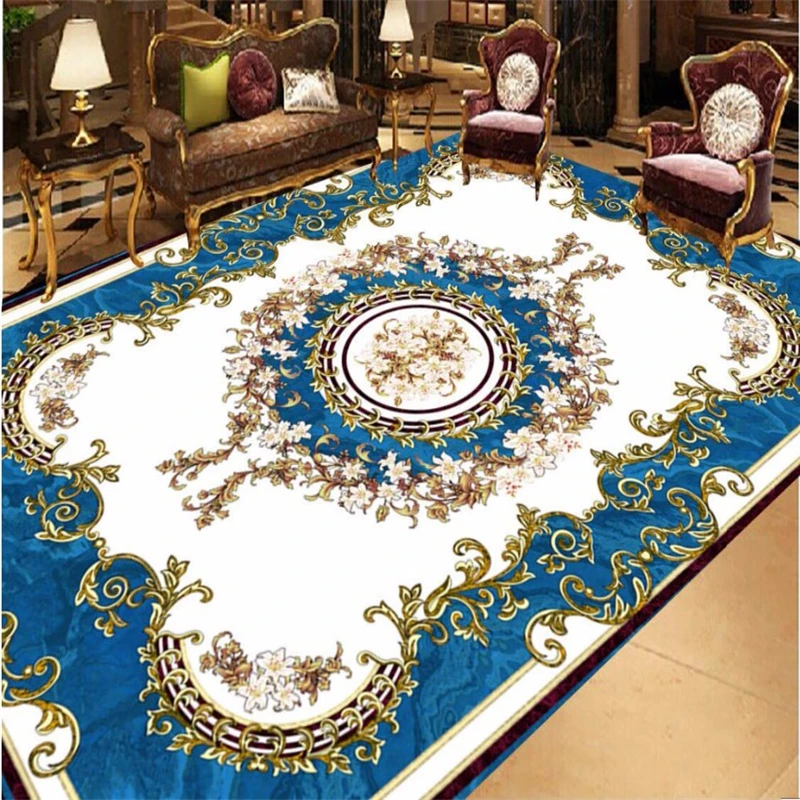 beibehang Custom wallpaper blue sky pattern stone ceiling European carpet floor painting PVC wearable 3D wall papers home decor