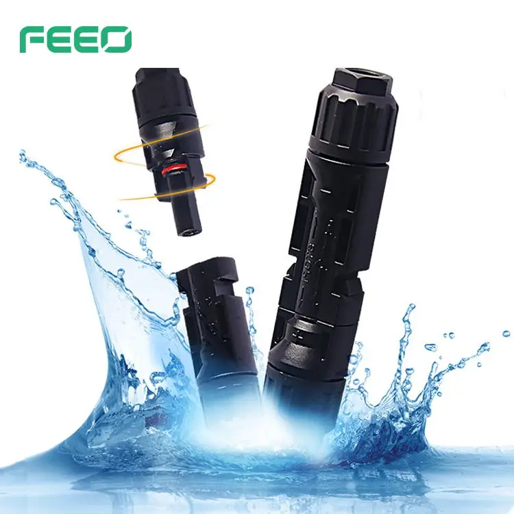 FEEO 10Pairs x Solar Connector male and female FMC4 Solar Panel Connector 40A 1500V used for Solar Cable 2.5/4/6mm