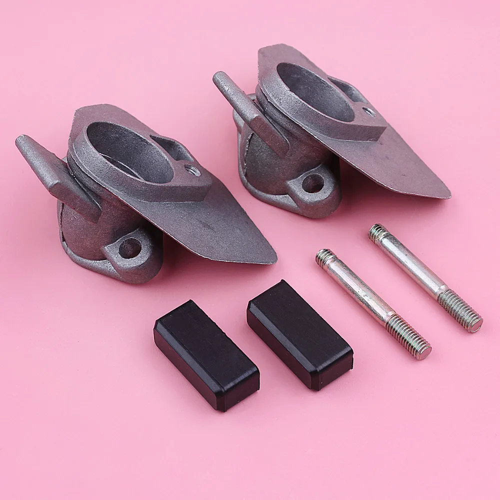 Imagem -06 - Carburador Suporte Base Adaptador para Motosserra Chinês 5200 52cc 5800 58cc 4500 45cc Ferramenta de Jardim Substituir Peça Sobressalente Peças por Lote
