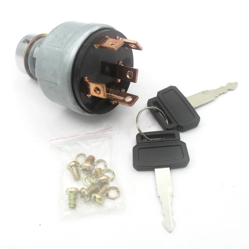 SINOCMP Ignition Switch with 2 Keys for Doosan Daewoo DH220-7 DH220-5 Excavator, 3 month warranty