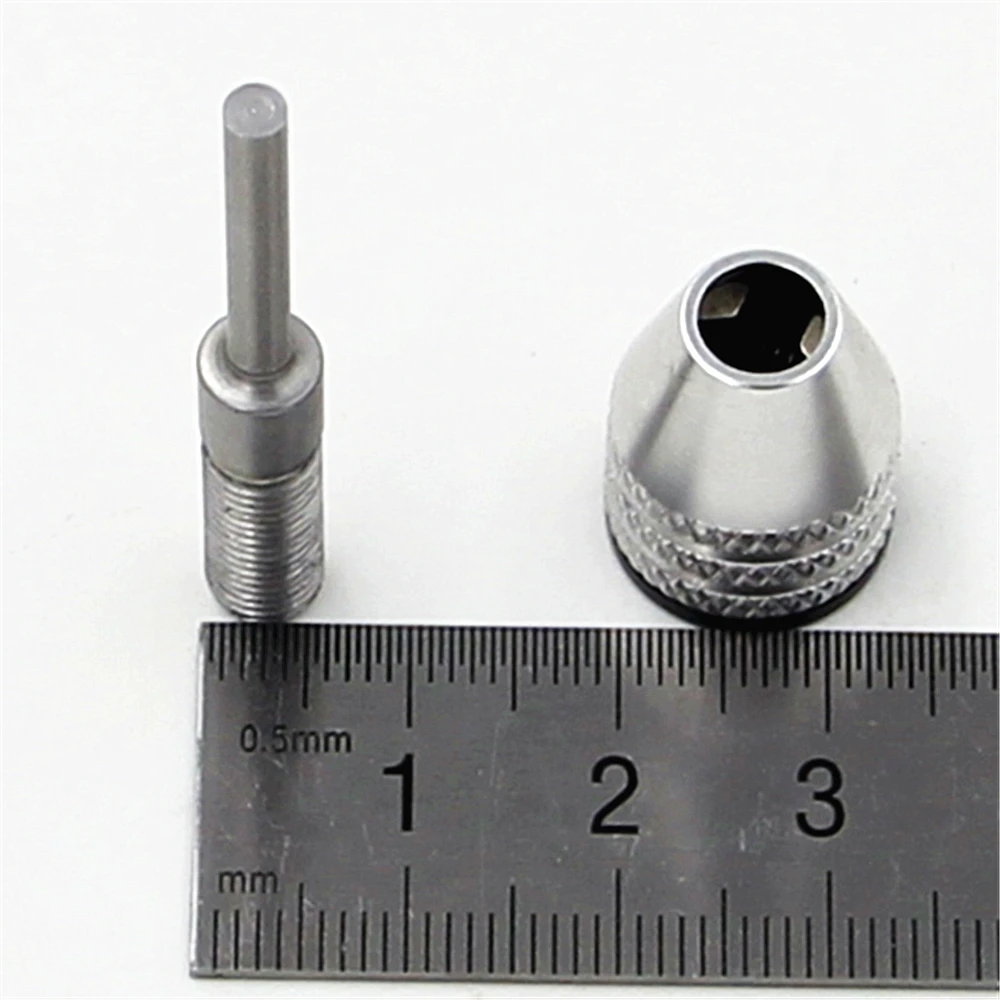 Mini moedor elétrico, 1 peça, 0.3-3.4mm, sem chave, chucks, 3mm, haste para dremel, ferramentas elétricas portáteis, moedor elétrico