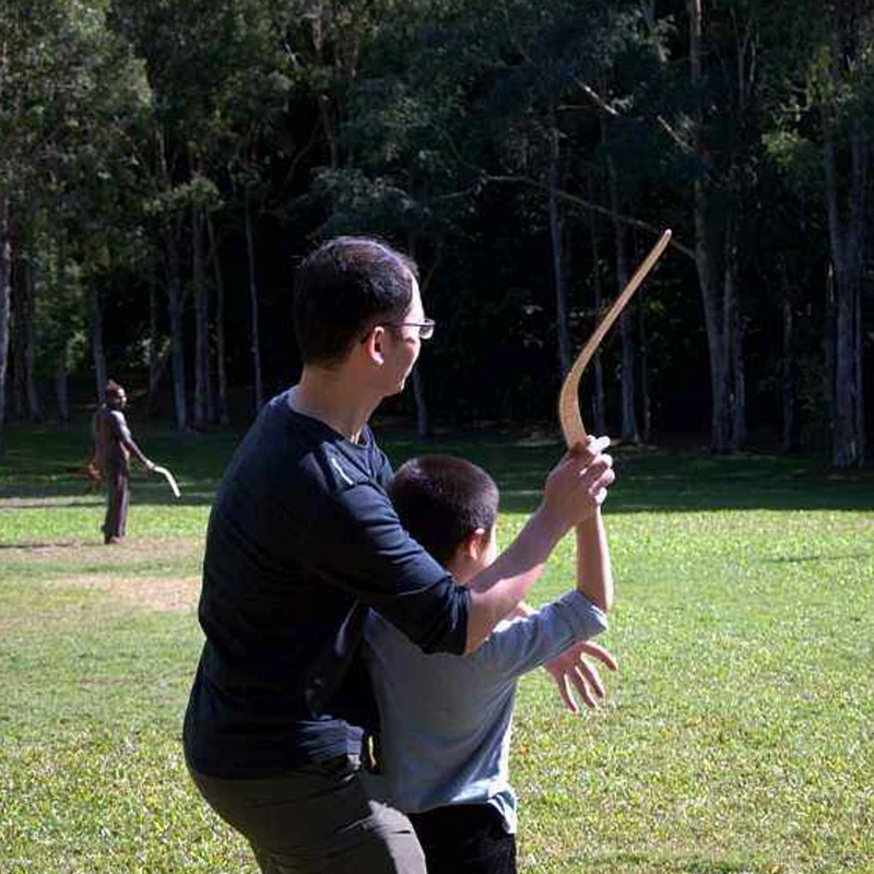 TÚI ĐEO CHÉO HBB 1 Trẻ Em Kangaroo Throwback V Hình Boomerang Đĩa Bay Ném Bắt Trò Chơi Ngoài Trời Trẻ Em Đồ Chơi Thể Thao