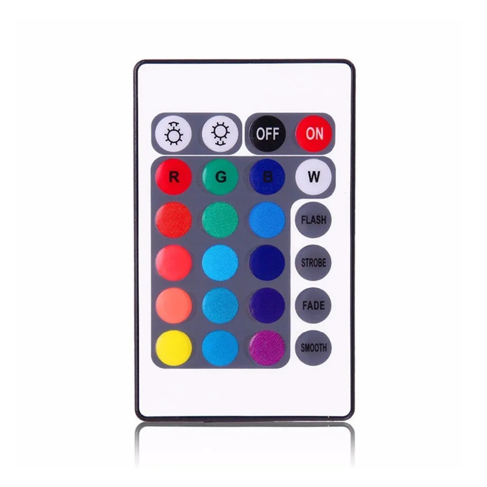 4 Pçs/set 7 Cores LED Kit de Iluminação Interior Do Carro com Controle Remoto Sem Fio Kit de Decoração de Estilo de Luz de Atmosfera Automotiva