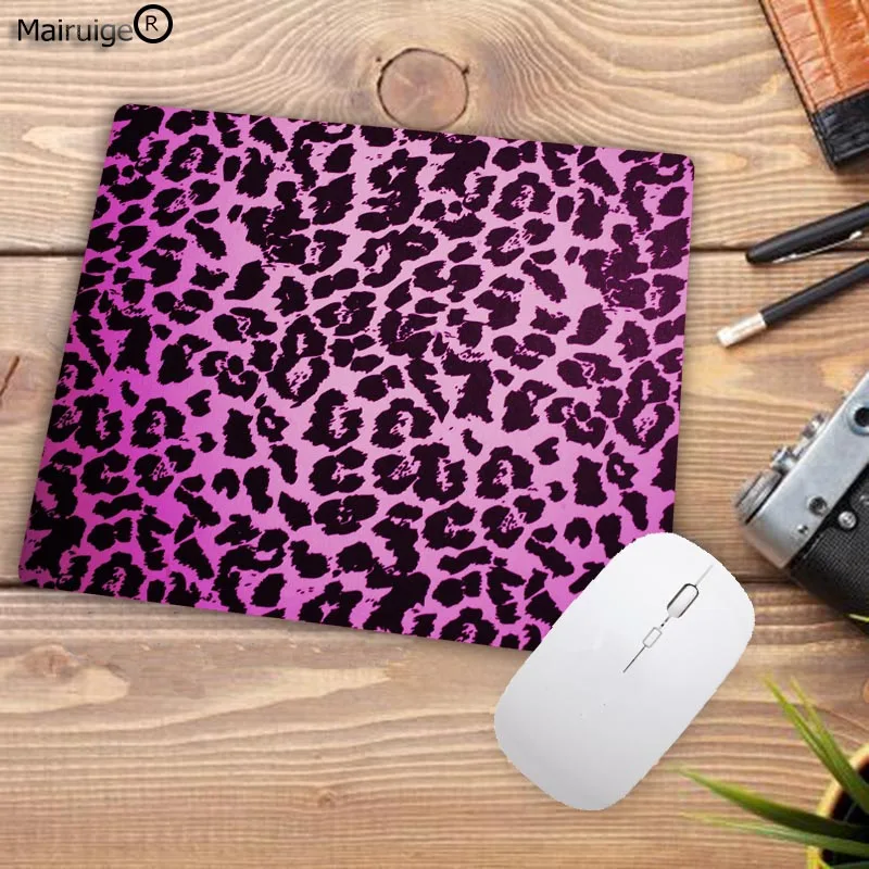 Mairuige Big Promotion Colorful Leopard  Gaming Mouse Pad Computer Mats Size for 180*220*2mm Mousepad Rubber Rectangle Mousemats