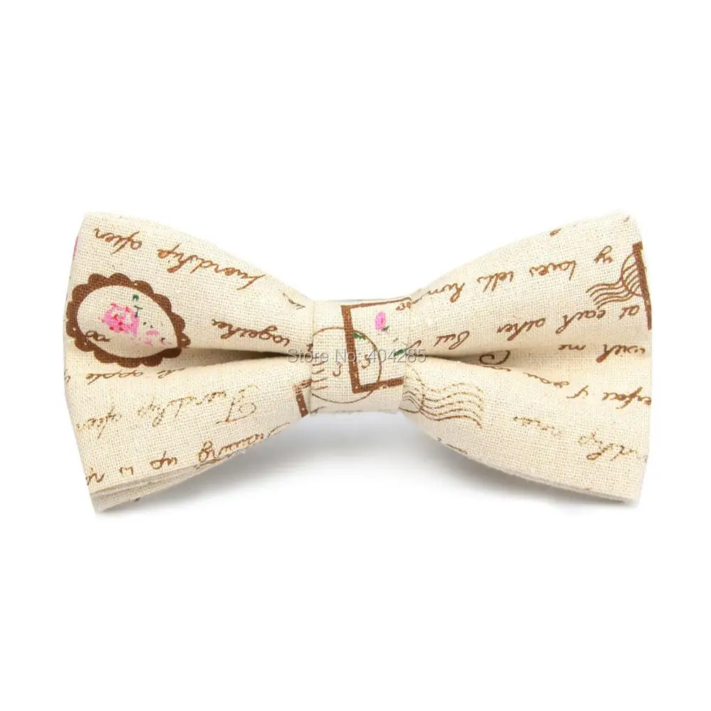 2019 mode Brief Stil männer Fliege Baumwolle Bowtie