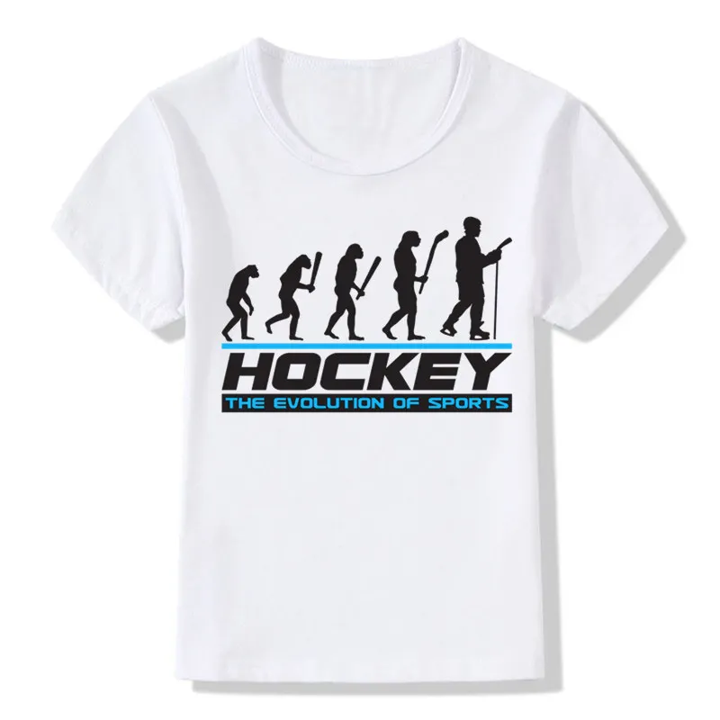 

Boys&Girls Evolution Of Ice Hockeyer T-shirt Children Short Sleeves Summer Casual T shirt Kids Tops Tees Baby Clothes,HKP795