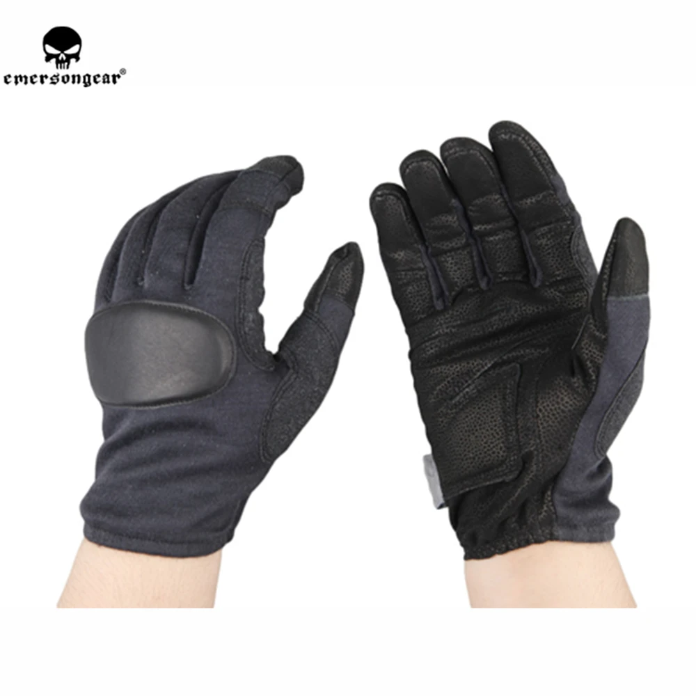 Emersongear Tactical Gloves Outdoor Professional Shooting Hunting Hand Protective Gear Full Fingers Leather Cycling Airsoft