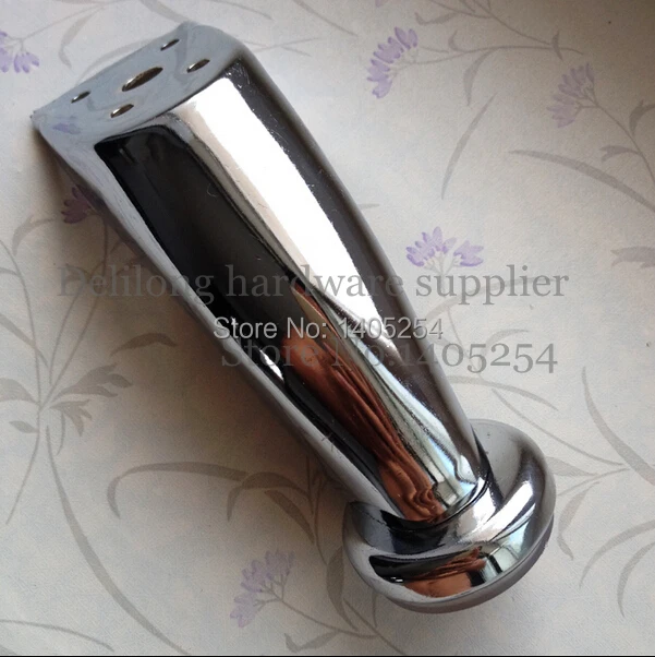 

Metal chrome legs for leather sofa, table leg, furniture chrome foot 9.5cm