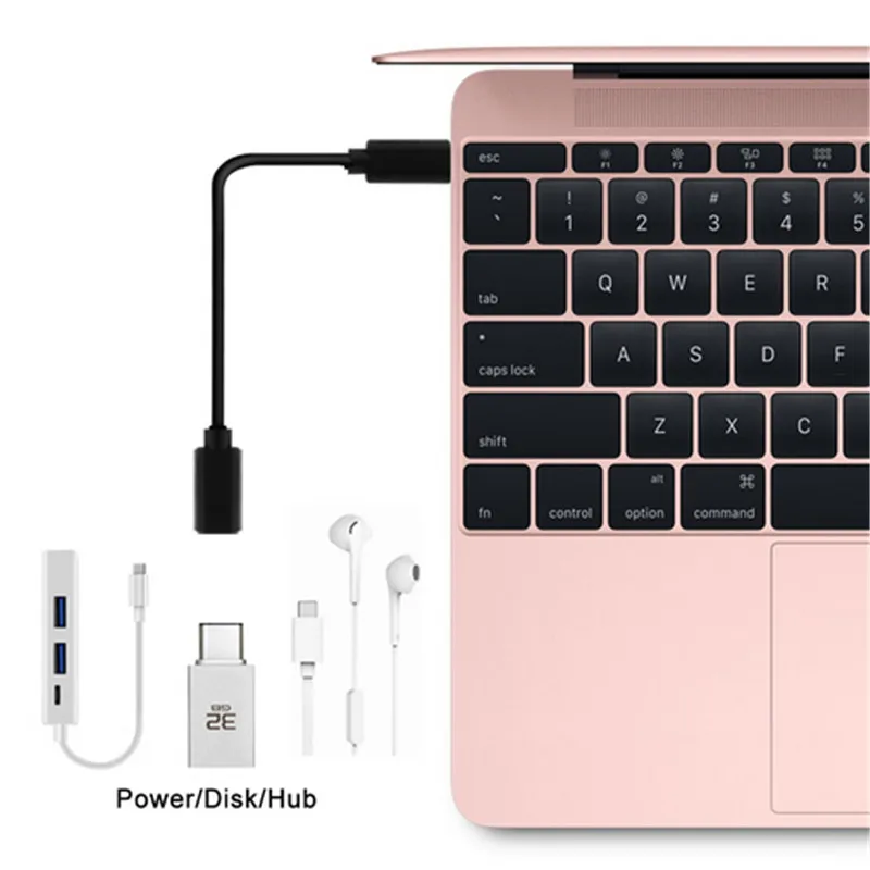 USB 3.1 Loại C USB-C Nam Đến Nữ Dữ Liệu Cáp Nối Dài Cho Laptop & Macbook & Máy Tính Bảng & Điện Thoại Di Động 200Cm