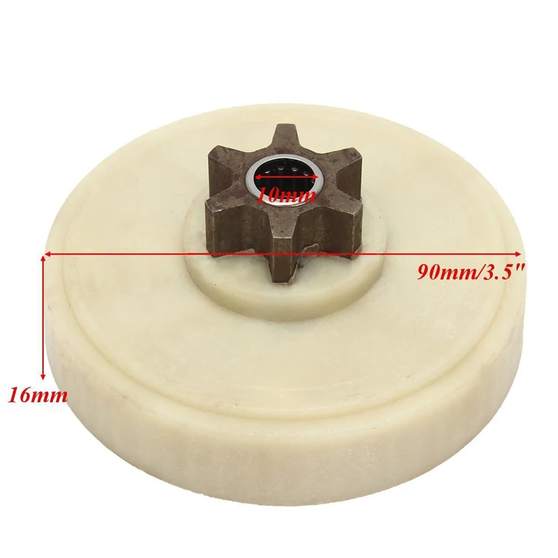 New White Plastic Electric Chainsaw Drive Sprocket Inner Gear for 302855 6228-210104 Accessories