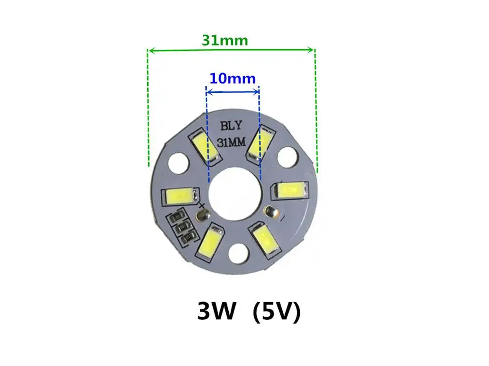 led 5V light board 5v bulb light source No need power supply drive table lamp Accessories DC5V LED board Drive free light source