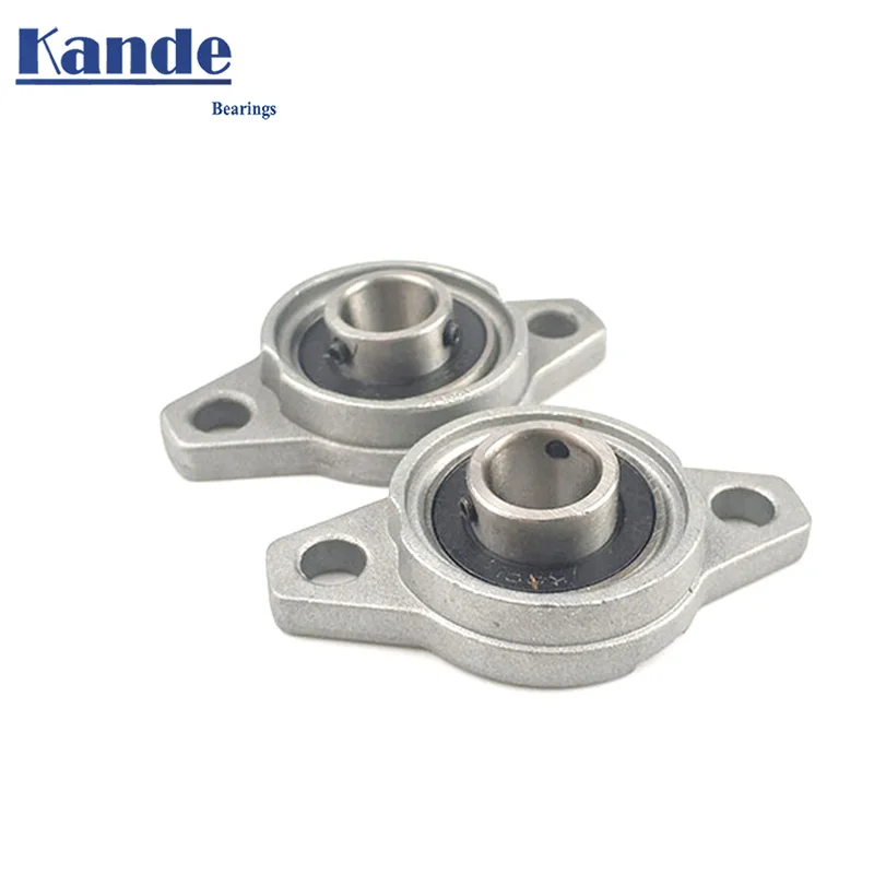 

Kande Bearings 2pcs KFL006 30mm Mounted Block Cast Housing Self-aligning Pillow Bearing KFL