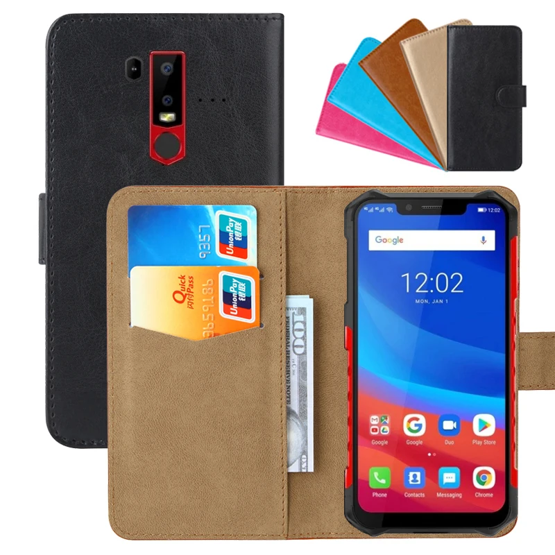 

Luxury Wallet Case For Ulefone Armor 6 PU Leather Retro Flip Cover Magnetic Fashion Cases Strap