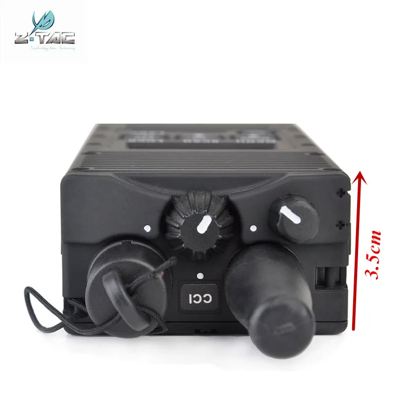 Z-Tactical AN/PRC-148 Multiband Inter/Intra Team Radio Case (MBITR) Z022 for Wargame Cosplay Paintball Military Dummy Black