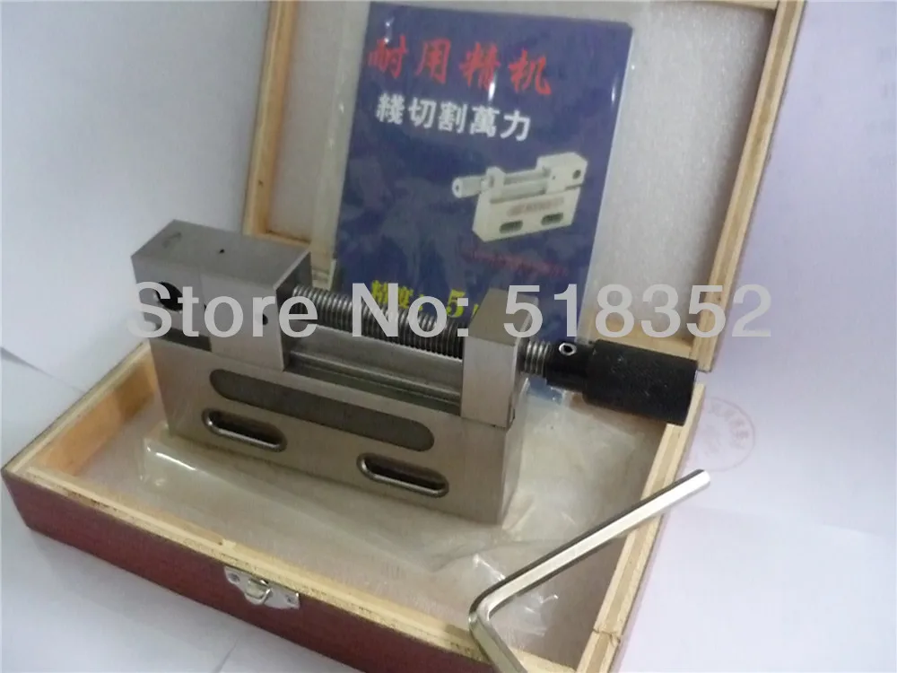 Precision Wire Cutting EDM Vise in Stainless, Accuracy Grade 0.005mm, Wire Cut EDM Jig Tools