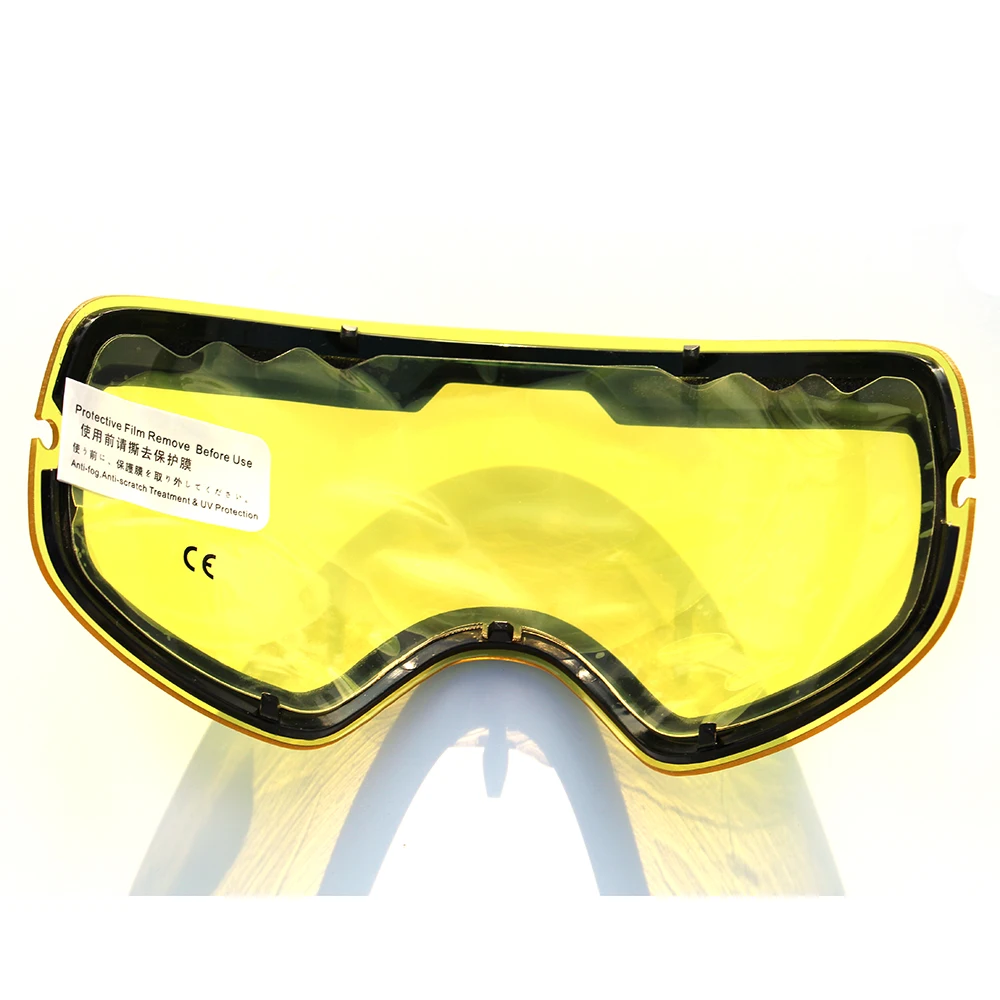 New COPOZZ brand double brightening lens for ski goggles of Model GOG-201 increase the brightness Cloudy night to use(only lens)