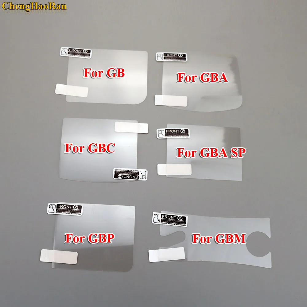 

ChengHaoRan 1 шт. пластиковая прозрачная защитная пленка для объектива для GB GBA GBC GBA SP защитная пленка