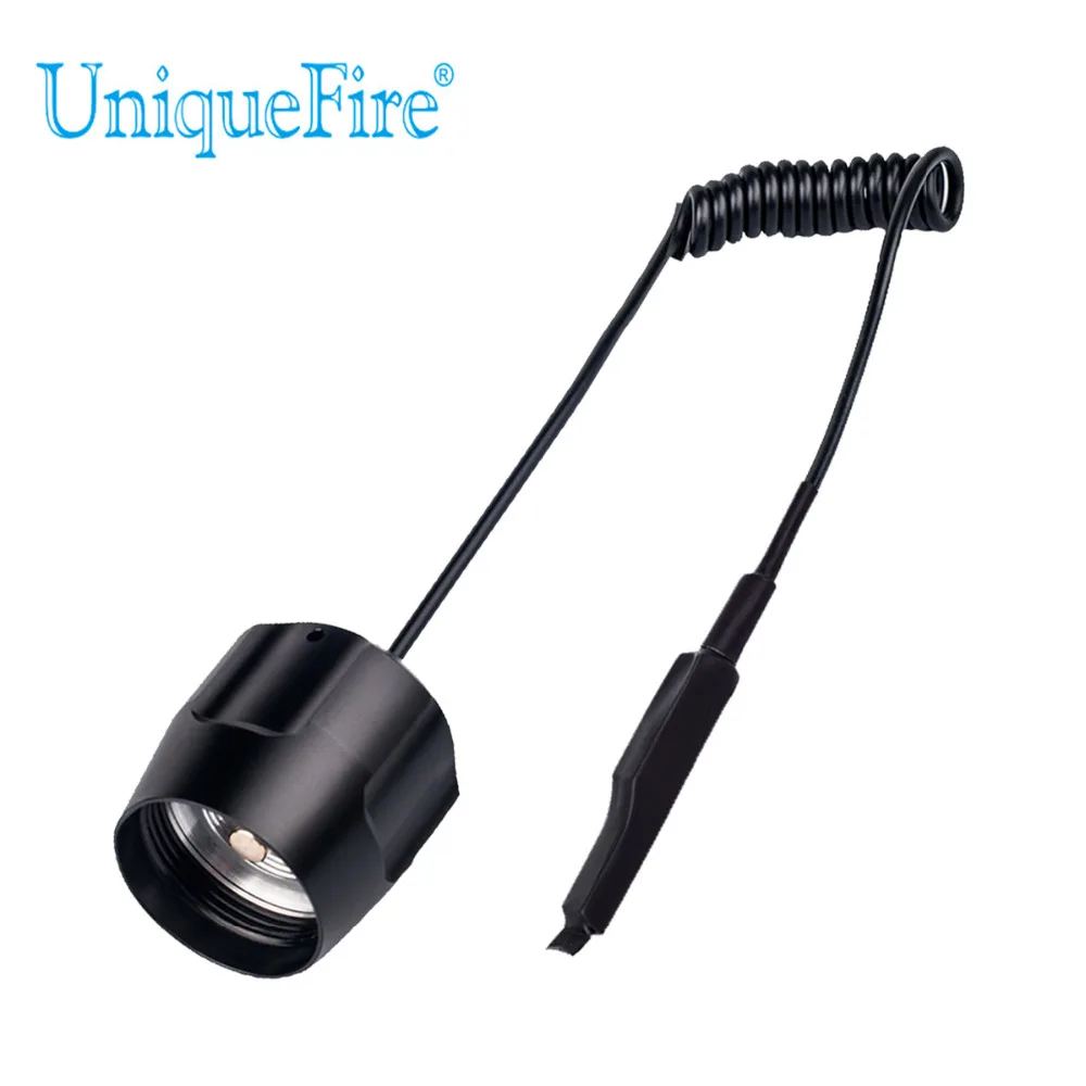 UniqueFire-interruptor de presión remoto para UF-1504, interruptor trasero 1504 para antorcha IR, visión nocturna, linterna de caza con zoom