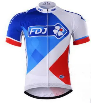 2017 FDJ  Team Men's Only Cycling Jersey Short Sleeve Bicycle Clothing Quick-Dry Riding Bike Ropa Ciclismo