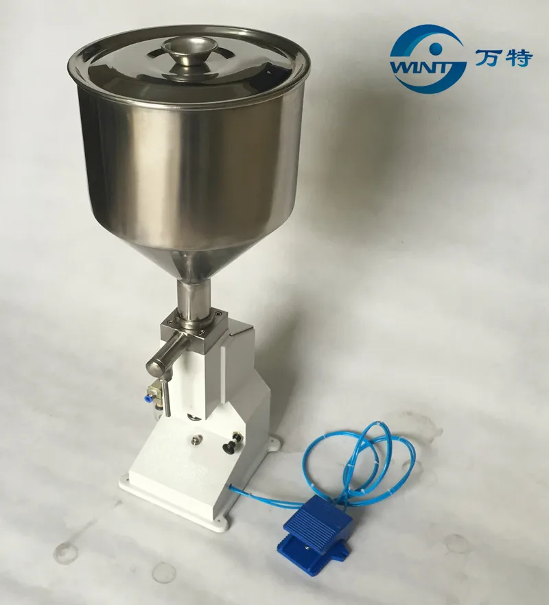 Pneumatic Small Dose Filling Machine 5-100ml Cream Food Paste Dispensing Liquid Packaging Equipment A02 Butter Filling Machine