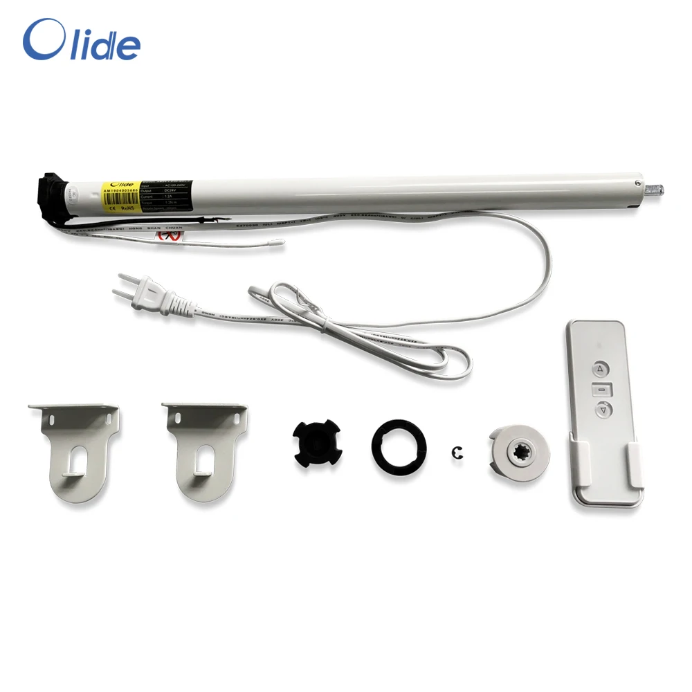 AC100-240V Olide DIY Roller Shutter Motor, Electric Roller Blind Tubular motor kit