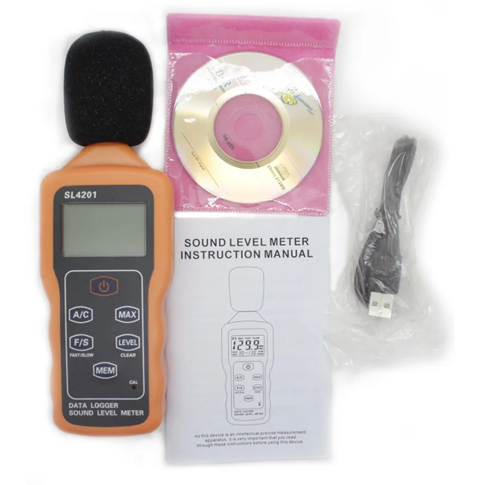 

SL4201 Environmental Tester Noise Detector Monitor Digital Sound Level Meter