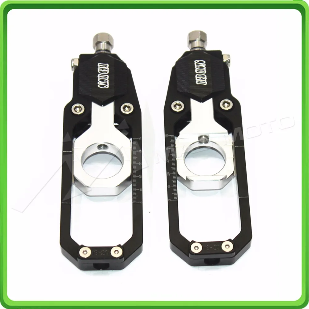 

Motorcycle Chain Tensioner Adjuster fit for Suzuki GSXR1000 GSX-R 1000 2009 2010 2011 2012 2013 2014 2015 2016 Black & Silver