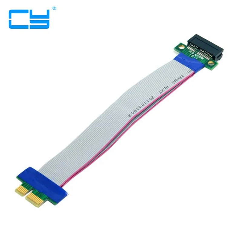 Riser PCI-E pci Express 1X X1 Slot Riser Card Extender Extension Ribbon Flex Relocate Cable 18cm