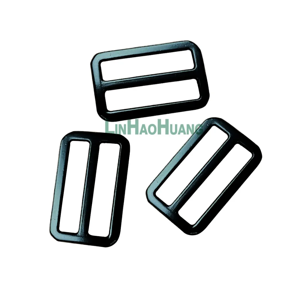 25pcs/Lot 38mm Metal  Ajustable Ring Buckle For Bags Zinc Alloy Buckle In Black Color Free Shipping Buck-38MM