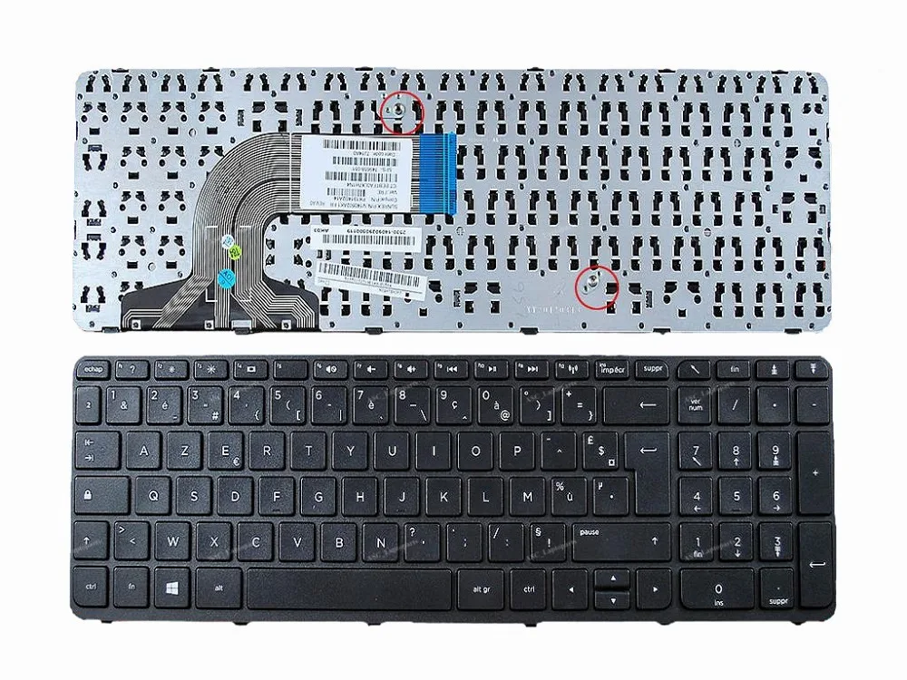 New FR French Clavier Keyboard For HP Pavilion 15 15e 15T 15-n 15-e 15-E100 15-n100 15t-e000 15t-N000 Laptop Glossy Frame