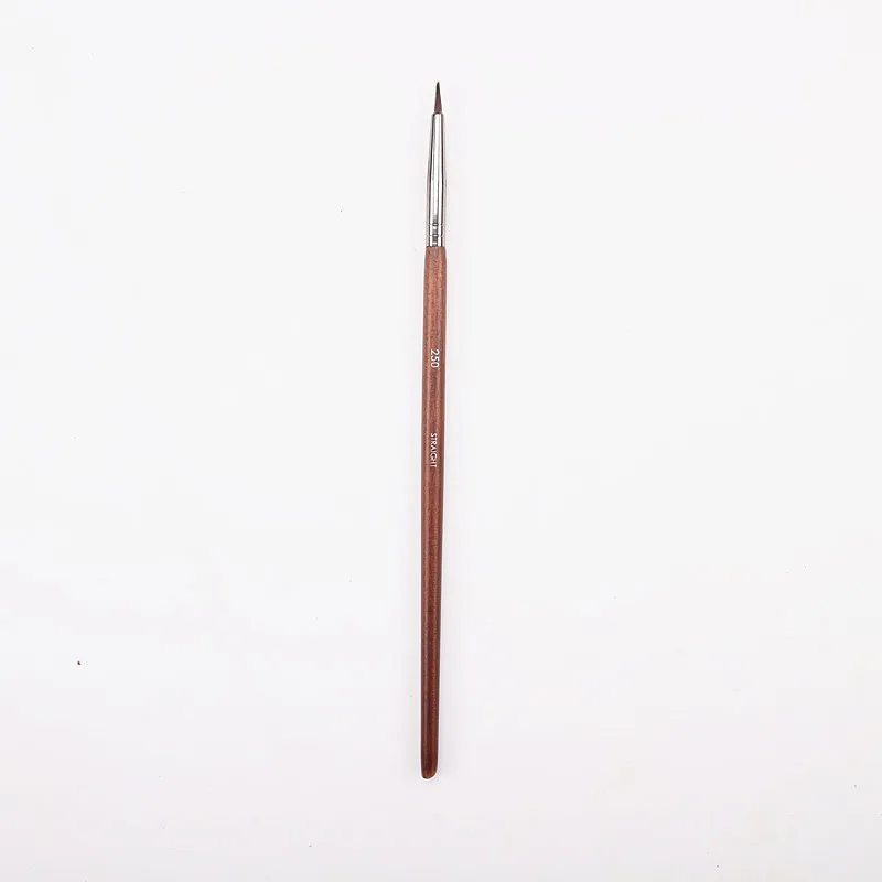 Pro Extra Fine Eyeliner Brush #250 Wood Handle Professional Eye Liner Precision Detail Makeup Brush