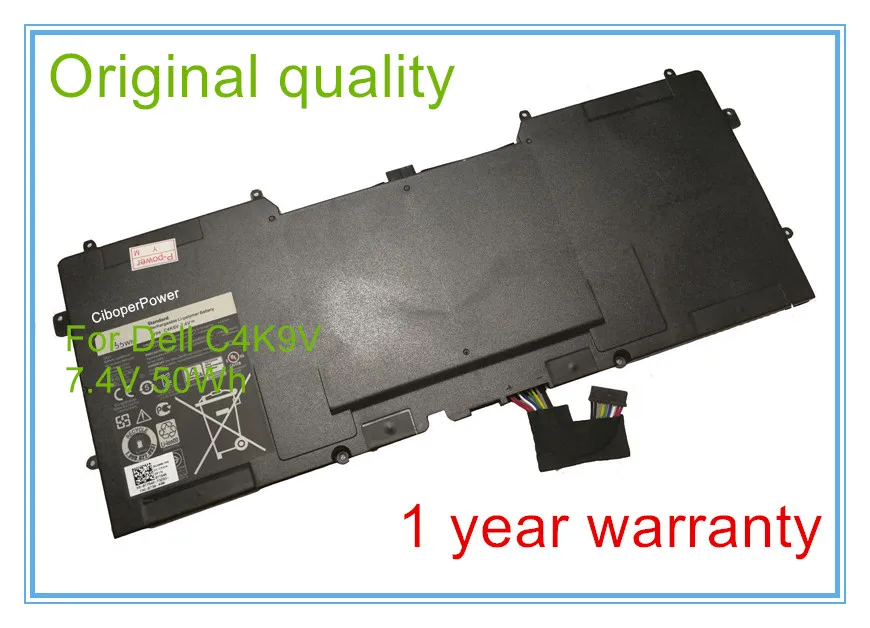 Original 7.4V 50Wh 3H76R Battery for 12 12-L221x 13 9333 13-L321X 489XN C4K9V