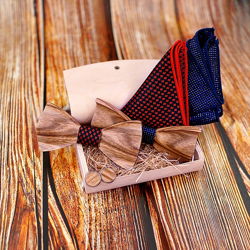 Zebra 3D Wooden Bow Ties for Men Quality men\'s Wood Bowtie 3D Handmade Butterfly Wood Bow Tie Gravata Silm