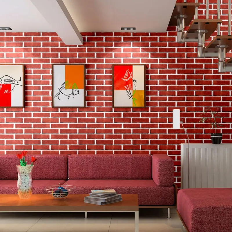 Wellyu الصينية ثقافة البلاط الطوب أبيض رمادي أحمر الطوب خلفية غرفة المعيشة مطعم الشواء بار خلفية خلفيات #2