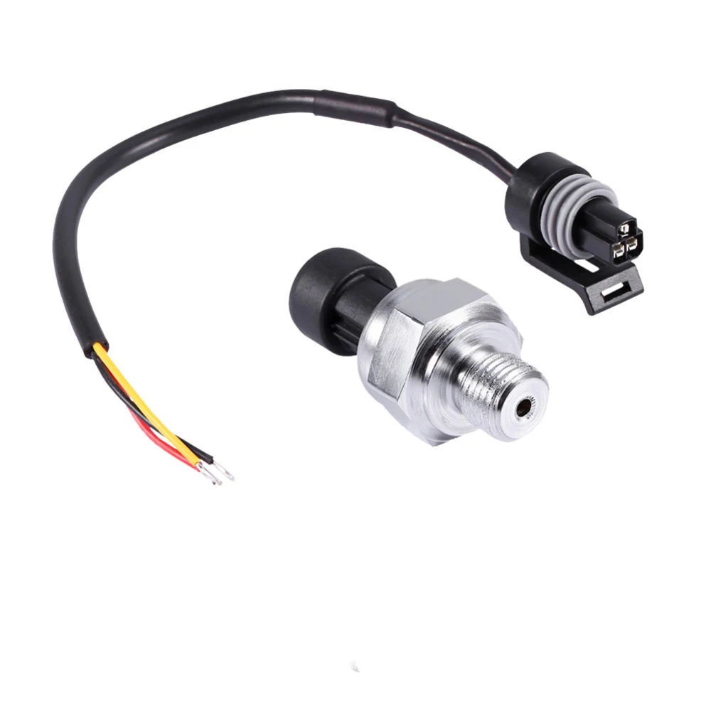 DC 5V 0-1.2 MPa Pressure Sensor Transducer Pressure Measurement Tools With 19cm Cable For Oil Fuel Gas Water Oil Ultisolar