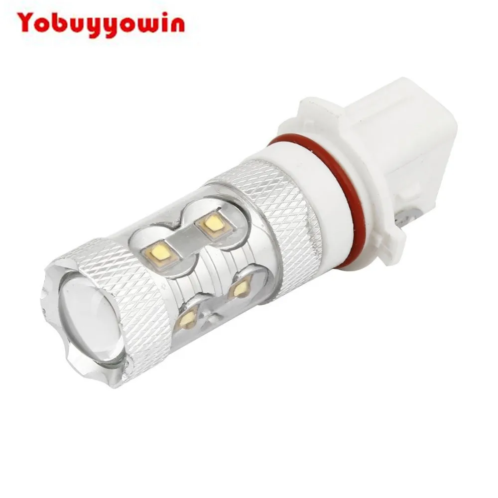 P13W 10 SMD LED Lumiere Flash Lentille Strob Steady BLANC POUR VOITURE AMPOULE DE BROUILLARD