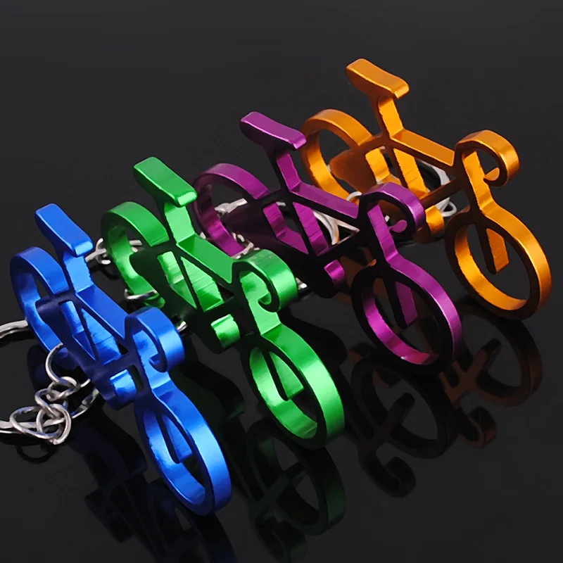 New Metal Keychain Men Women Car Key Chain Fashion Bag Charm Accessories key Ring bicycle New Key Holder K1304