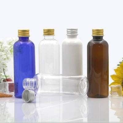 20 قطعة/الوحدة 100 مللي كريم غسول حاوية مستحضرات التجميل مجموعات السفر زجاجة بلاستيكية صغيرة فارغة مع غطاء لولبي