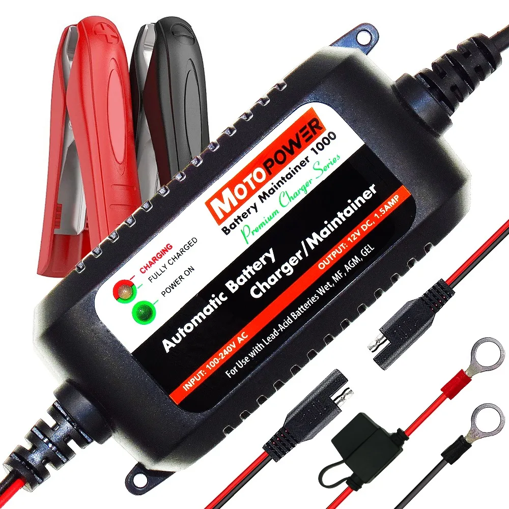12V 800mA automatischer Smart Car Motorrad Batterieladegerät Betreuer – Detail 14
